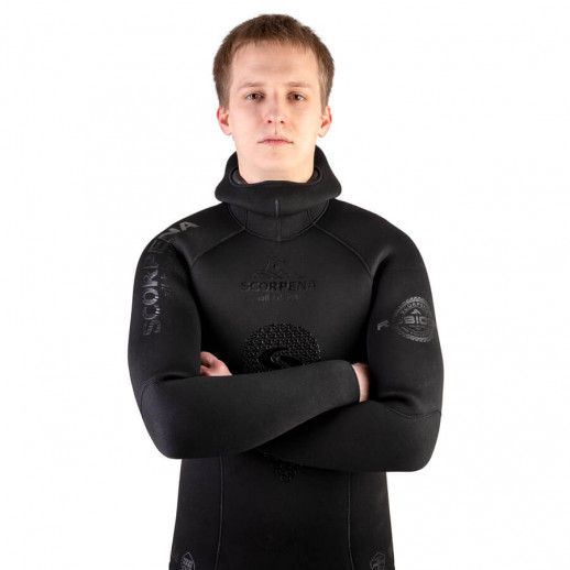 Гидрокостюм Scorpena AllBlack 7мм 