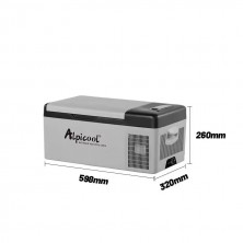 Холодильник авто Alpicool 15л серия С 12V/24V220V