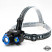 Фонарь налобный "СИБИРСКИЙ СЛЕДОПЫТ-Люкс", 1 LED + 2 COB, zoom, аккум. 220В, USB