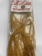 Перо петушиного седла White dyed Medium Ginger 1шт.