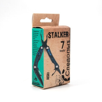 Мультитул (плоскогубцы) "СЛЕДОПЫТ-STALKER", 78х36х20 мм, 7 предметов PF-MT-25