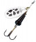 Блесна ILBA SPARK Black/Yellow N2, 5,5гр.