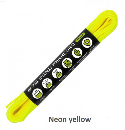 Шнур Паракорд 275 CORD nylon мини 10м