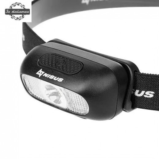 Фонарь налобный 200 LM, IP44, USB (N-FN-HL05-D) NISUS