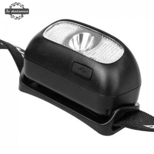 Фонарь налобный 200 LM, IP44, USB (N-FN-HL05-D) NISUS