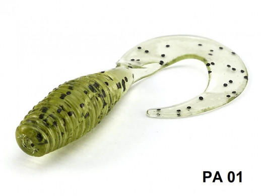 Твистеры съедобные Lucky John Pro Series Micro Grub 1.0" (2.5см) 15 шт