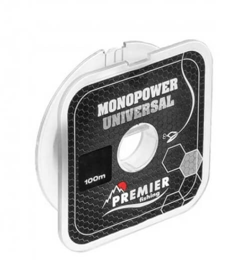 Леска MONOPOWER UNIVERSAL 100m Clear Nylon PREMIER fishing