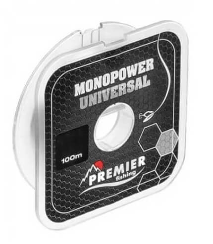 Леска MONOPOWER UNIVERSAL 100m Clear Nylon PREMIER fishing