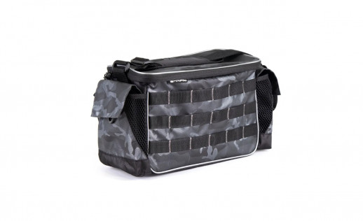 Сумка рыболовная "Yaman" Base Lure Bag L, 36х22х15 см, цв. серый камуфляж + 3 коробки LUNO 20/