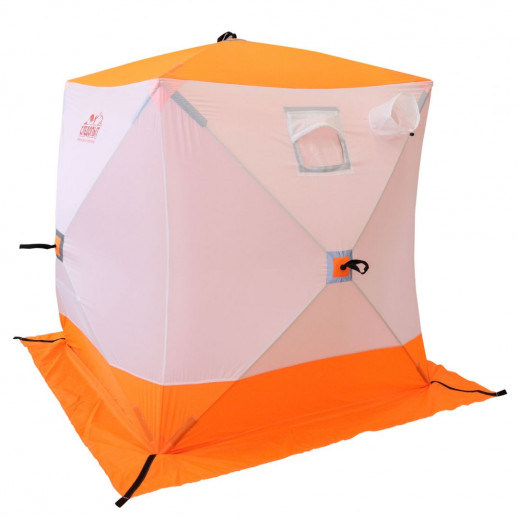 Палатка СЛЕДОПЫТ 1,8 х1,8 м, Oxford 210D PU 1000, S по полу 3,2 кв.м, цв. оливковый/белый