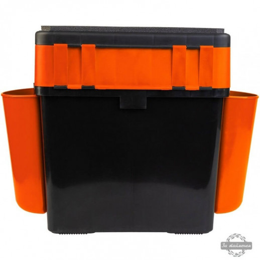 Ящик зимний Fish Box двухсекционный 19 л оранжевый Helios