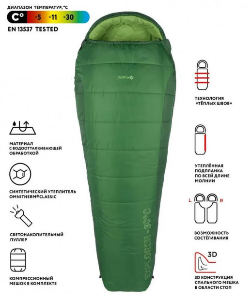 Спальник Explorer -30C /Regular