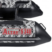 Лодка Алтай 340L принт Рыбы (модель A-L340SS) Тонар