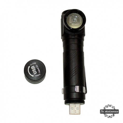 Фонарь налобный "Сибирский Следопыт -Big Tenzor", съемный, 1LED,аккум.220В,USB
